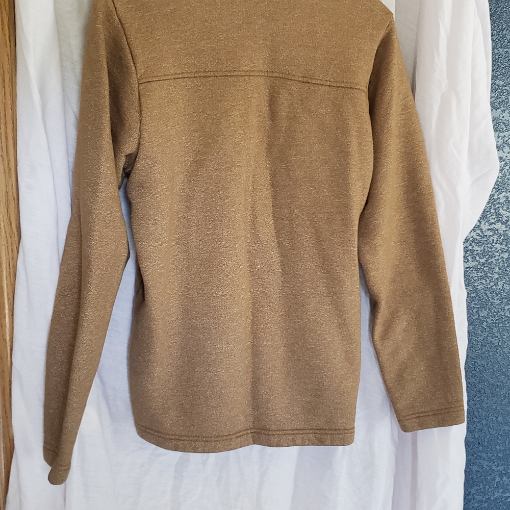 Columbia Brown Zip Up Sweater with Cozy Knit - Picture 5 of 5